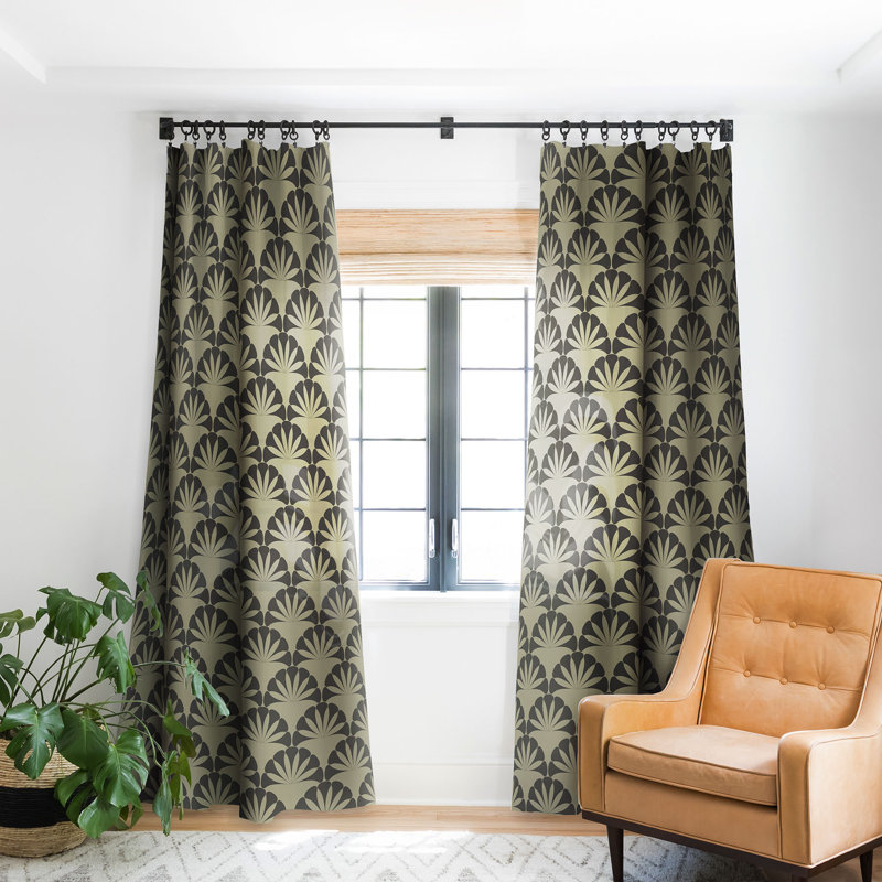Xain Blackout Curtain Single Panel, 50" W x 84" L