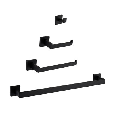 4 Bathroom Hardware - 304 Steel, Rust- Durability. Versatile For Various Areas. Modern Look, . Convenient Install With Supplied Quality Reliability. Use In Different Design, Scratch- Finish. Hassle-
