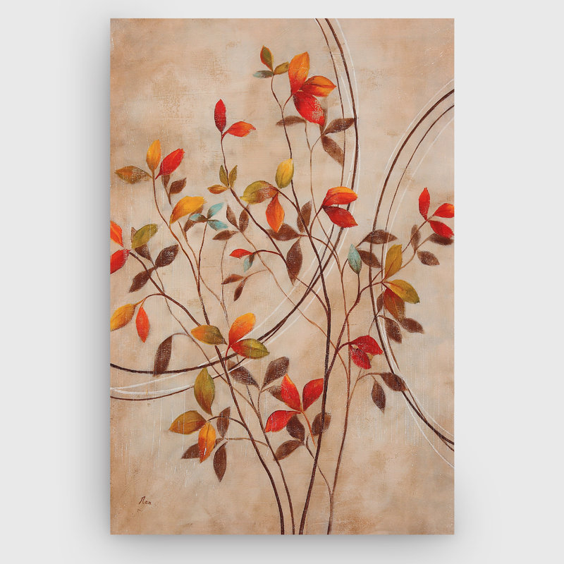 Reproduction d’art sur toile, "Autumn’s Delight I" par Nan F, H 24 po x l 36 po x 1,5 po