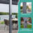 Aluminum Patio Solar LED Pergola with Louvered Canopy-110414877