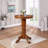 Adelaida 30.25" L Round Solid Wood Table-554832989