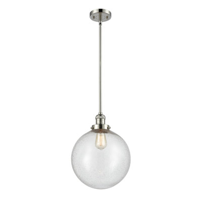 Luminaire suspendu sphère simple à 1 lumière Clermont
