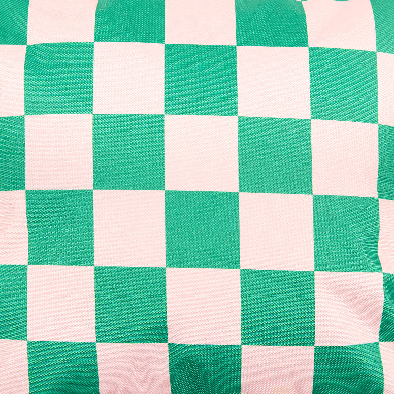 Bean Bag Bazaar Checkerboard & Stripe Indoor-Outdoor Cushions, Green Striped