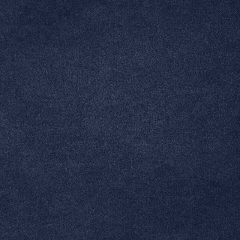 Banc rembourré en velours bleu marine Zenna, Velours marine