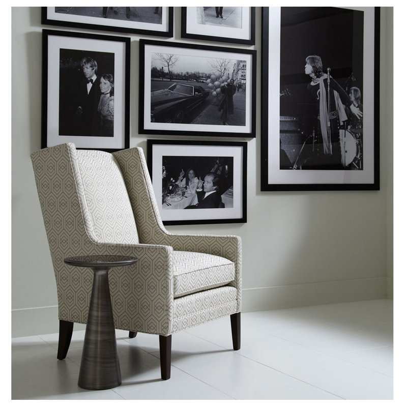 Addie Pull-Up Table, Pewter