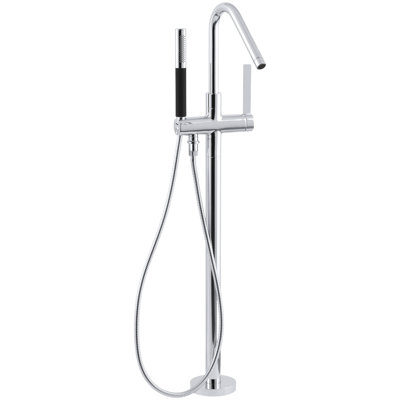Robinet de baignoire à fixation au sol avec douche à main Stillness