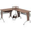 Ouida L-Shaped Metal Base Computer Desk-37190092