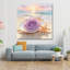 Art mural en verre trempé mauve-1951608301