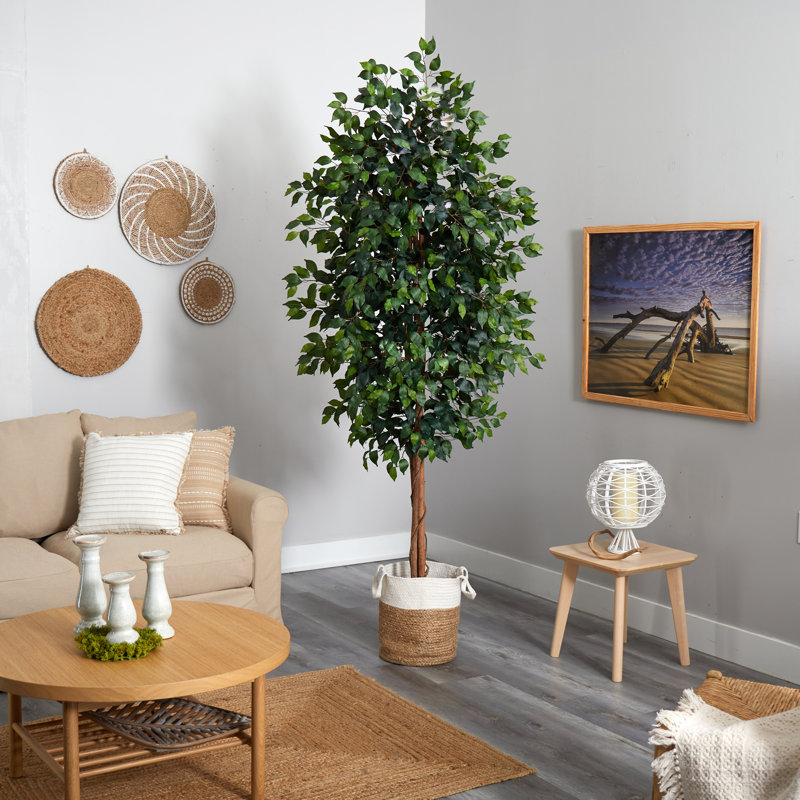 Ficus artificiel 72 po en pot, H 96 po x l 44 po