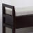 Shoe Storage Bench, Vannes Espresso Storage