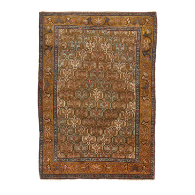 One-of-a-Kind 4'2" X 6'2" Hand Knotted Area Rug