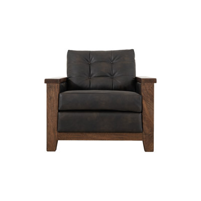 Structure et base en bois, fauteuil