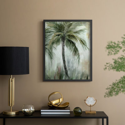 Tropical Palm I Framed Print - Solid Wood