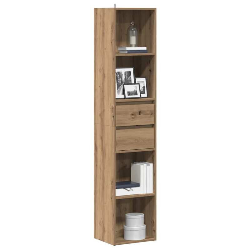 Atherton 171cm H x 36cm W Standard Bookcase, Artisan Oak