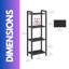 107cm H x 40cm W Standard Bookcase