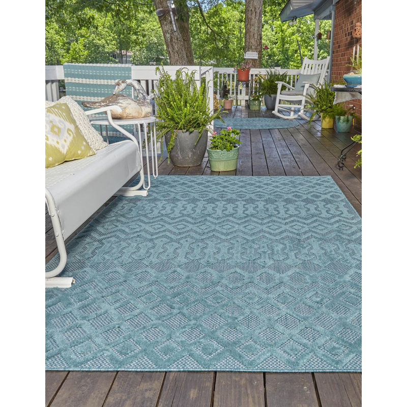 Tapis intérieur / extérieur Hebb, Rectangle 4 pi x 6 pi