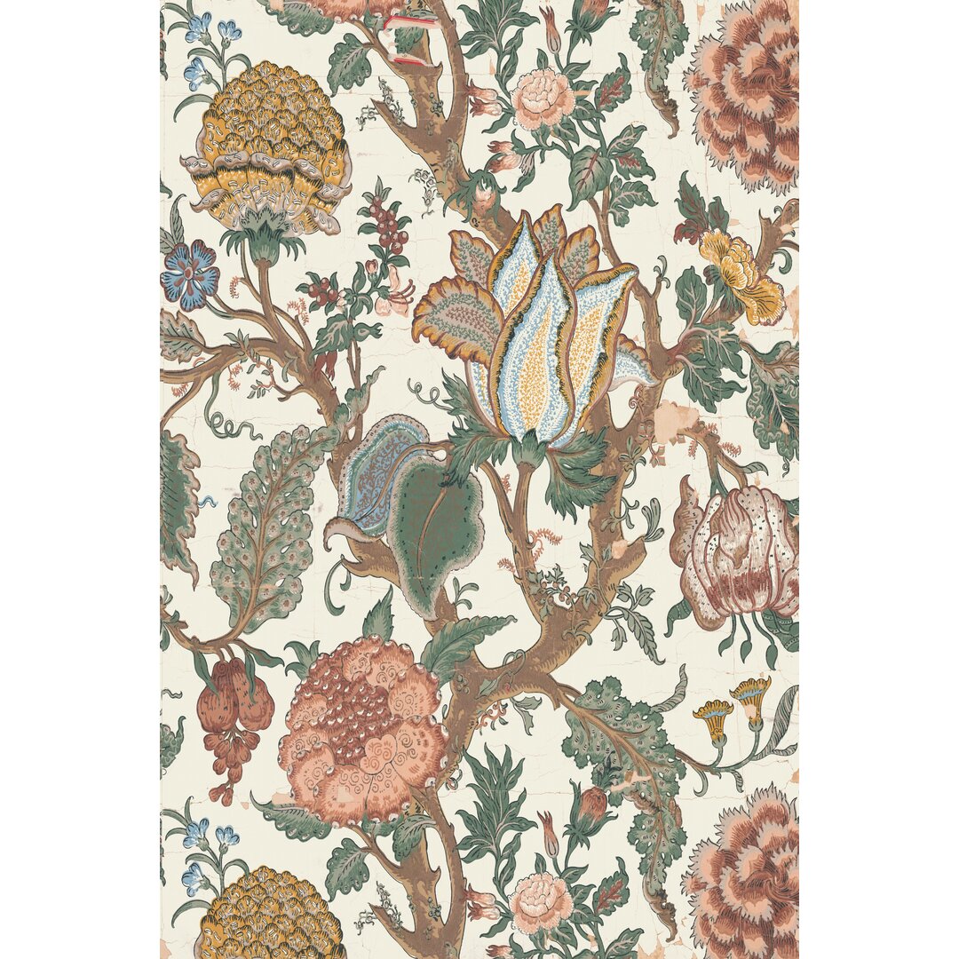 Leinwandbild Pastel Jacobean Floral I von Baxter Mill Archive