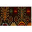 Tapis brun / rouge / orange noué à la main de haute qualité