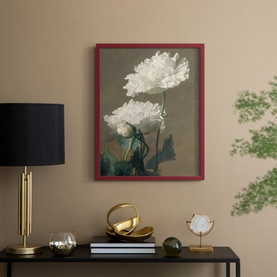 «Vintage Landscape XCV», reproduction encadrée - bois massif