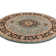 Belliere Medallion Kashan Light Blue Traditional Rug
