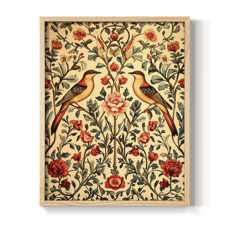 Imprimé encadré en bois massif de la collection CCMI de la série WILD, Naturel, H 30 po x l 24 po