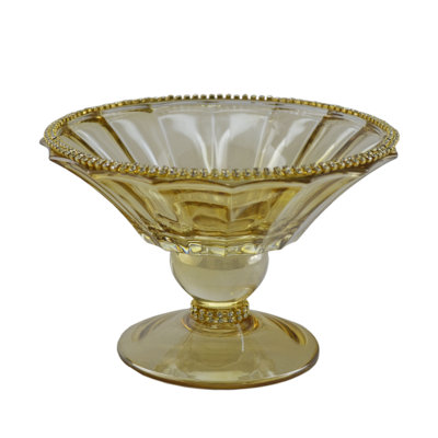 Three Star Im/Ex Inc. Crystal Fruit Bowl