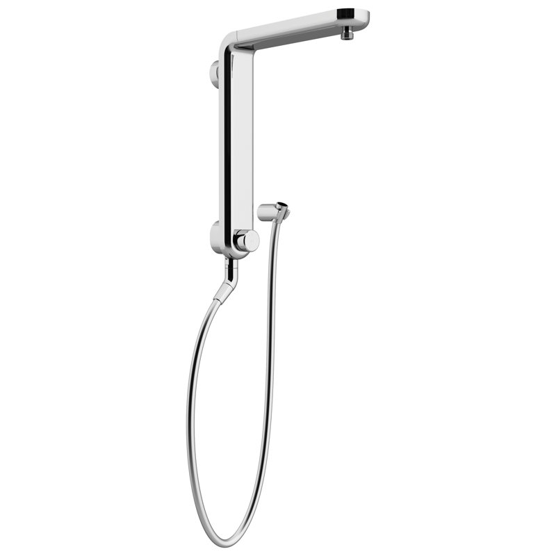 Système de douche complet à pression équilibrée système, Nickel brossé