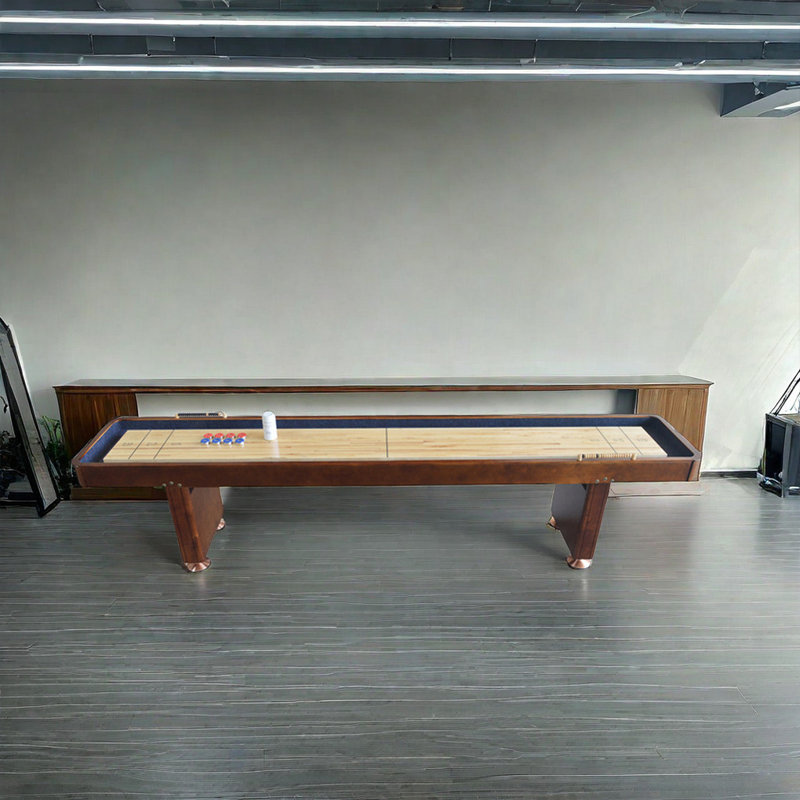 Table de jeu de palets de luxe classique 12 pieds La table de jeu de palets 12 pi The Drift Architect