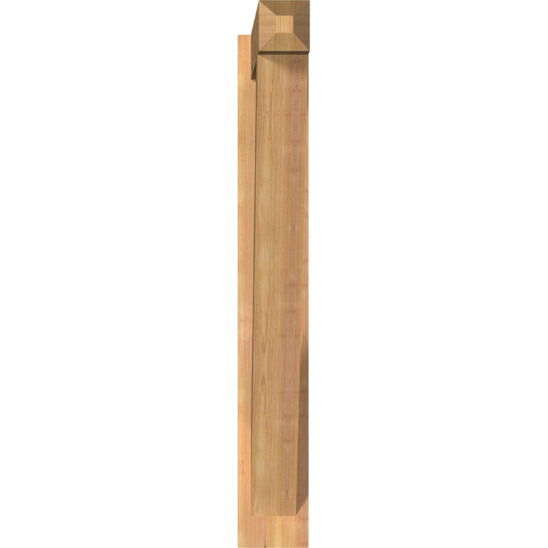 Artisan traditionnel en bois rustique, Cèdre rouge de l'Ouest l 5 1/2 po (lisse), P 32 po x H 40 po