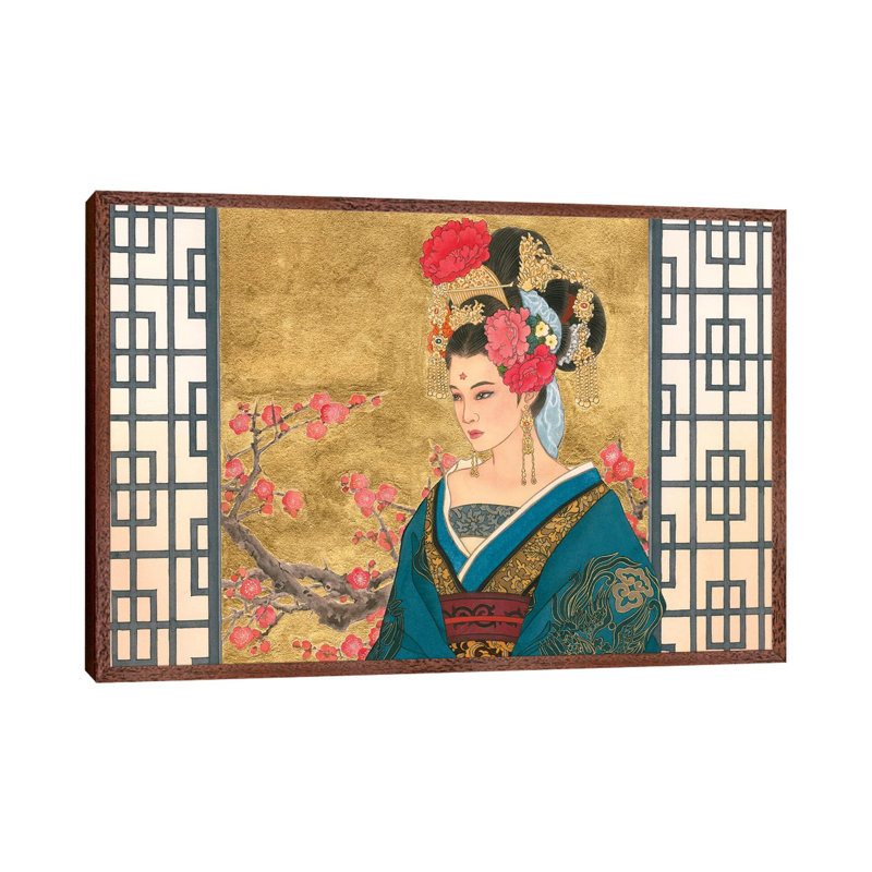 The Favourite - Painting on Canvas, 152.5 cm H x 101.5 cm W, Classic Brown Wood Framed