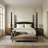 Brancusi Solid Wood Four Poster Bed-103147867