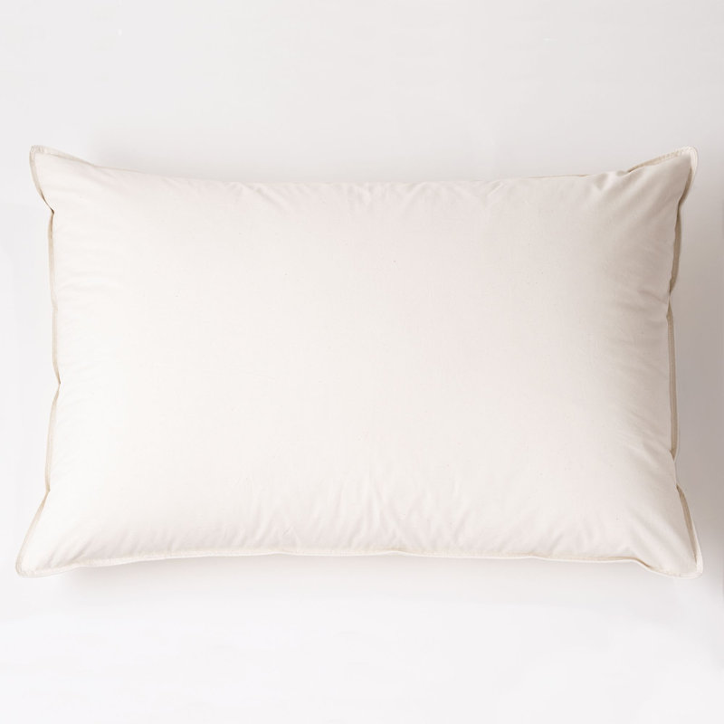 Jumbo Organic Cotton Prime Feather Pillow