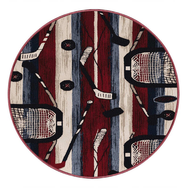  Tapis lavable Bandy Sports, Rond 7 pi