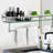 Glass Floating Shelf with Towel Bar-251754187