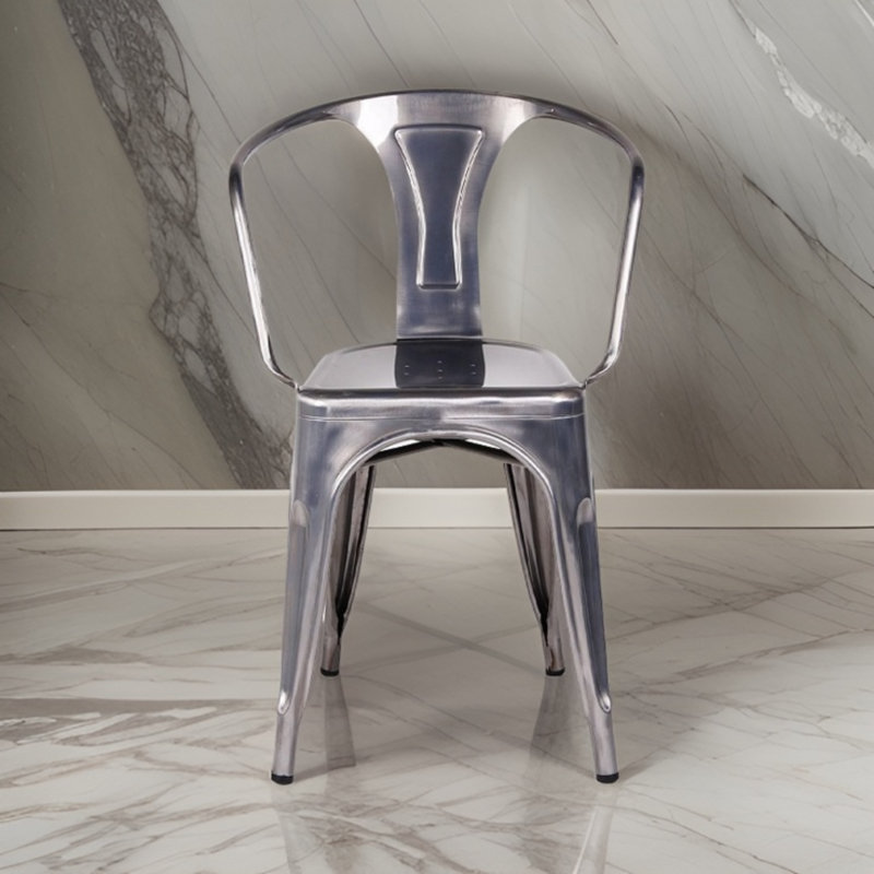 Jennalyn 17.4'' H Metal Stacking Armchair