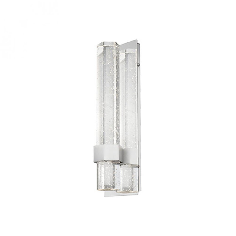 Warwick 15" Chrome LED Flush Mounted Sconce