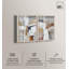 Ensemble de décorations murales abstraites Minéral Shards Shadowbox par Art Remedy, cadre blond, 24 x 36-188976606-188976603