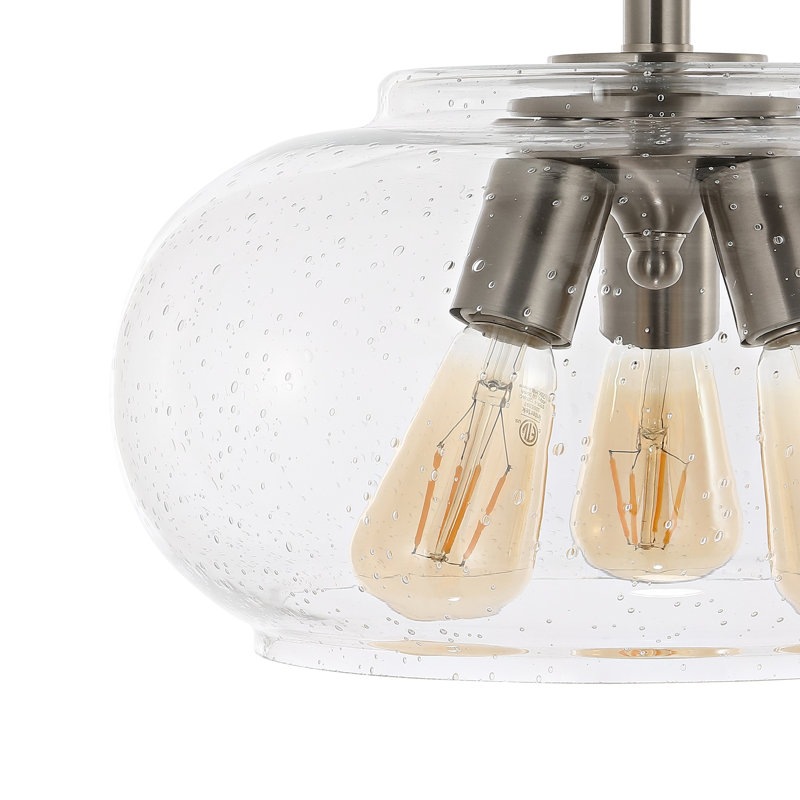 Plafonnier semi-encastré 3 lumières 13,75 po Gizi