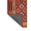 Tapis de zone rouge/brun contemporain-2021938866