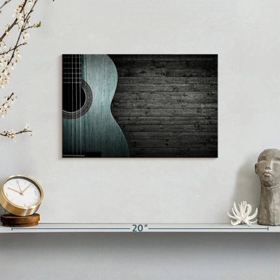 Abarca Vignette, guitare bleue