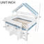Lit mezzanine double avec toit à baldaquin et armoire de rangement-313843667