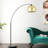 Brandi 70'' Black Arched Floor Lamp