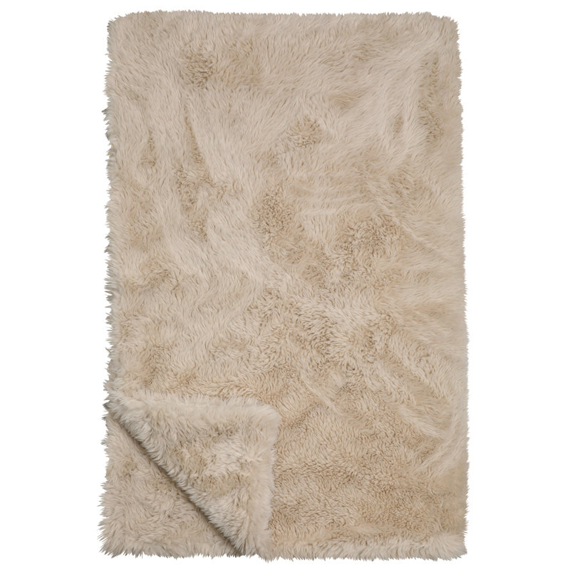 Jeté Wooded River Yakety Sand - 60x72, Crème / Ivoire