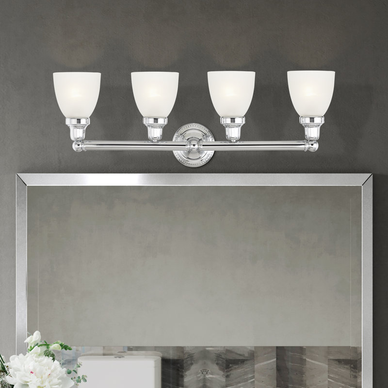 Amida 4 - Light Dimmable Vanity Light, Polished Chrome