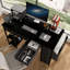 Bureau d'ordinateur 47,3 po avec 7 tiroirs