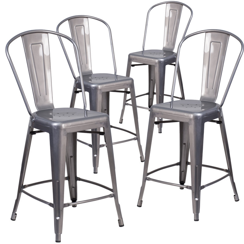 Tabouret de comptoir Timo, Tabouret de comptoir (assise de 24 po de hauteur)
