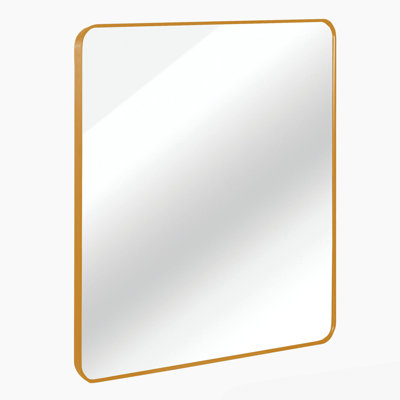 36in x 36in Inch Metal Framed Square Bathrrom Mirror