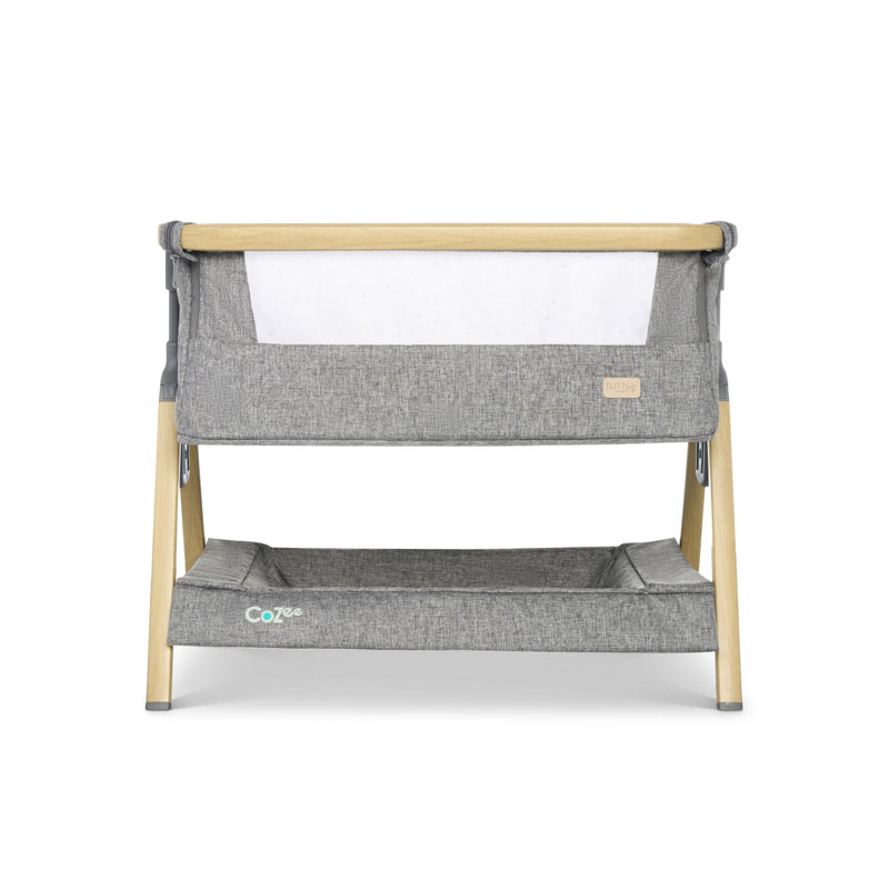 CoZee Mini Me Play Crib Toy - Oak/Charcoal