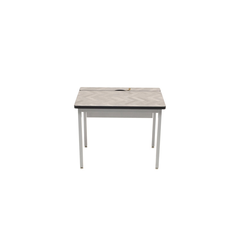 Rectangle Flip Top Training Table with Cable Management, 29" H x 48" W x 30" D