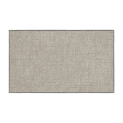 Tapis gris soyeux et moelleux
